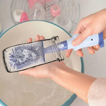 ABIRDON 3in1 bottle, nipple, and straw cleaning brushes