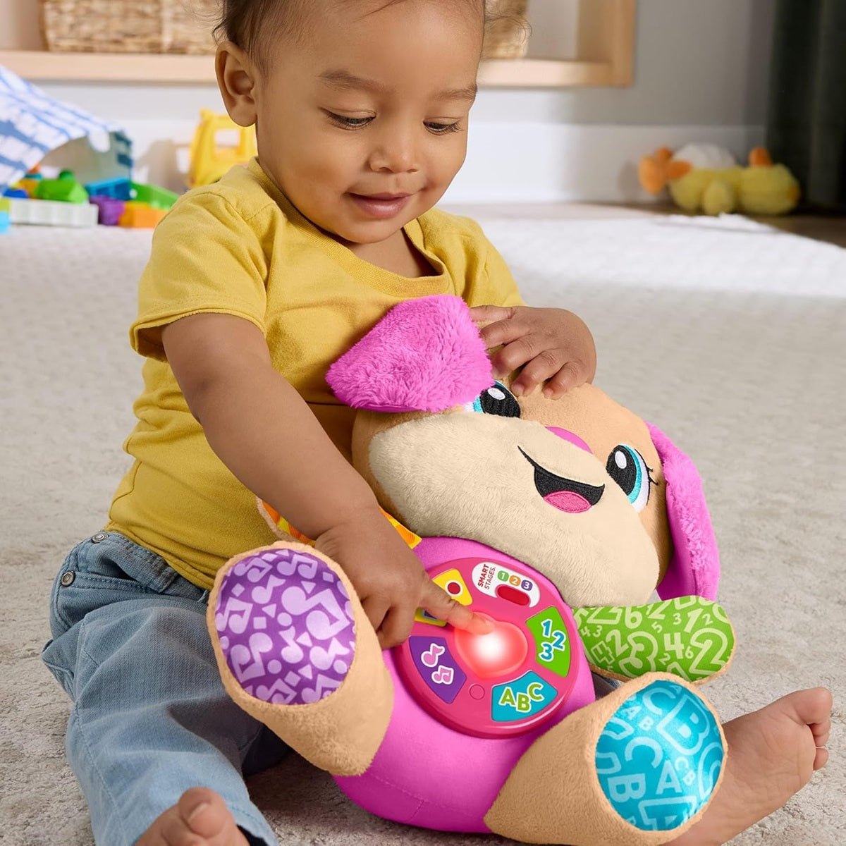 FISHER-PRICE Smart Stages JFD21 perro educativo multilingüe 5 idiomas