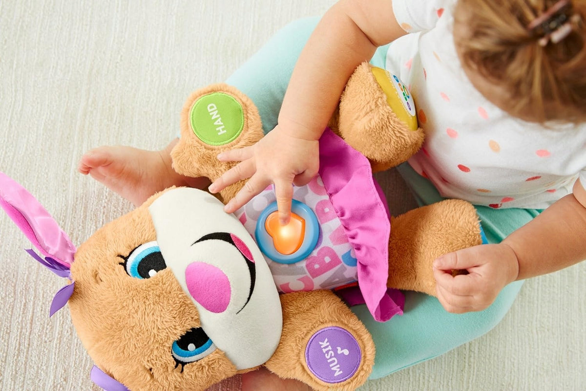 FISHER-PRICE FPP53 sestra štěněte v němčině