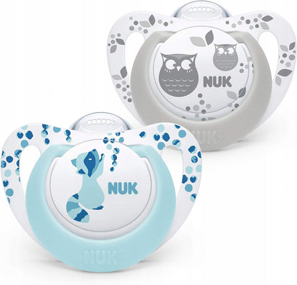 NUK Genius Color fopspeen x2 18msc+