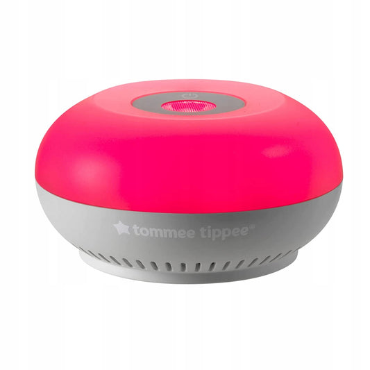 TOMMEE TIPPEE DreamMaker lampka nocna z czujnikiem, szara z czerwonym światłem i 3 poziomami jasności