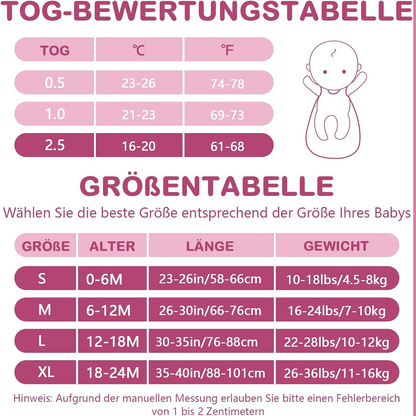 MOSEBEARS sacco nanna 2,5TOG 0-6 mesi S