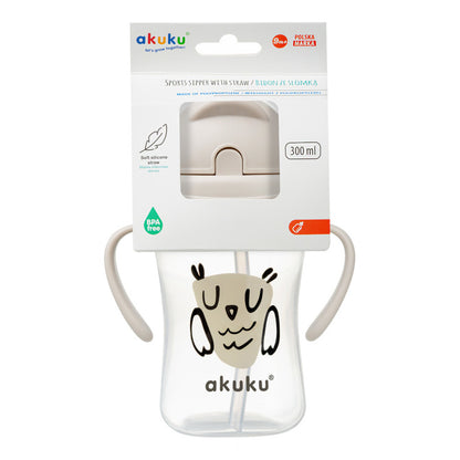 AKUKU bidon z chowaną słomką 300ml 9msc+ – zdjęcie produktu 5