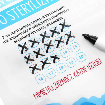 BOCIOLAND woreczki do sterylizacji mikrofalowej 5szt – zdjęcie produktu 5