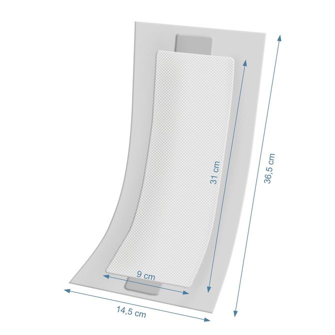 AKUKU podpaska POPORODOWA 14,5x36,5cm 10szt. – zdjęcie produktu 4