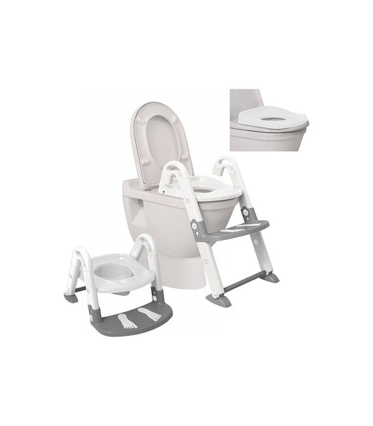 KidsKit Toilet Trainer – warianty ustawienia nakładki i drabinki