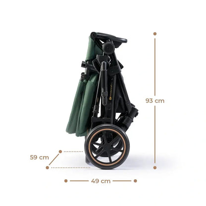 KINDERKRAFT PRIME2 PRO 3w1 wózek wielofunkcyjny do 22kg + fotelik MINK PRO – SHADOW GREY – zdjęcie 5