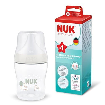 NUK Perfect Match butelka antykolkowa 150 ml od 0 mies. Owieczki – Owieczki stan nowy Spokojne karmienie i nauka…