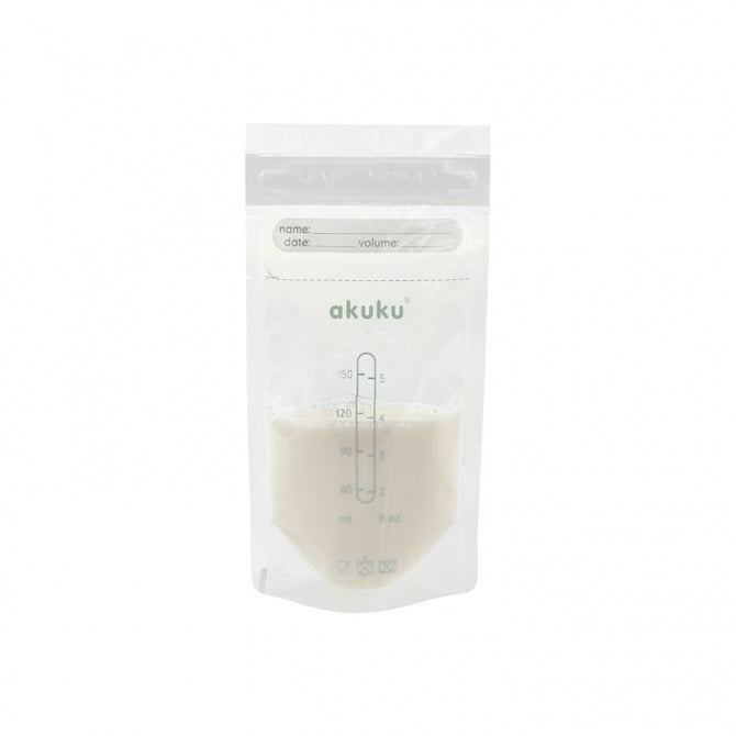 AKUKU woreczki sterylne do PRZECHOWYWANIA POKARMU 150ML x30