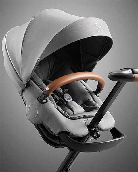 STOKKE Xplory X wózek spacerowy PREMIUM UPF50+ do22kg akcesoria – GOLDEN YELLOW – zdjęcie 6