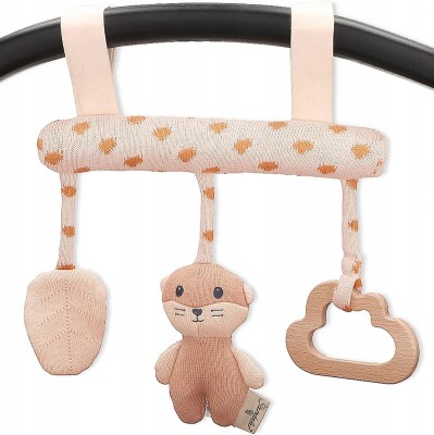 STERNTALER trapezio pendente per passeggino con massaggiagengive in legno LONTRA OTTI 20 cm