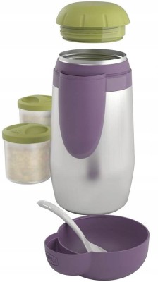 CHICCO thermos in acciaio + 2 contenitori 5h